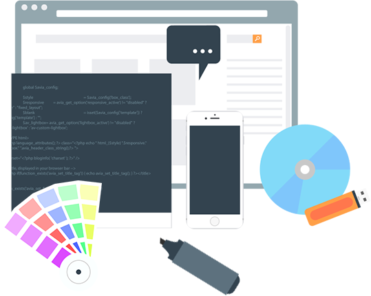 Web Design Process Info-graphic